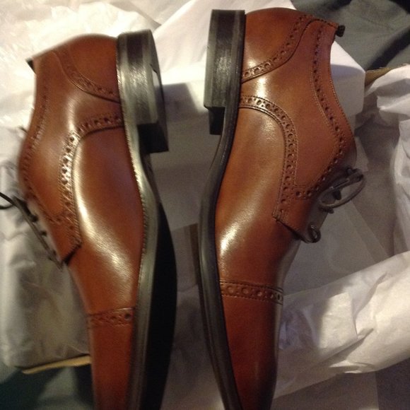 Cole Haan Men\'s Jefferson Grand Cap Toe Tan Leather Oxford Dress Shoes 11.5M NIB main image 6